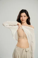 Botanical Zip Vest 2305 Model 7
