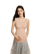 Winter Camellia Vest 6114 Model 11